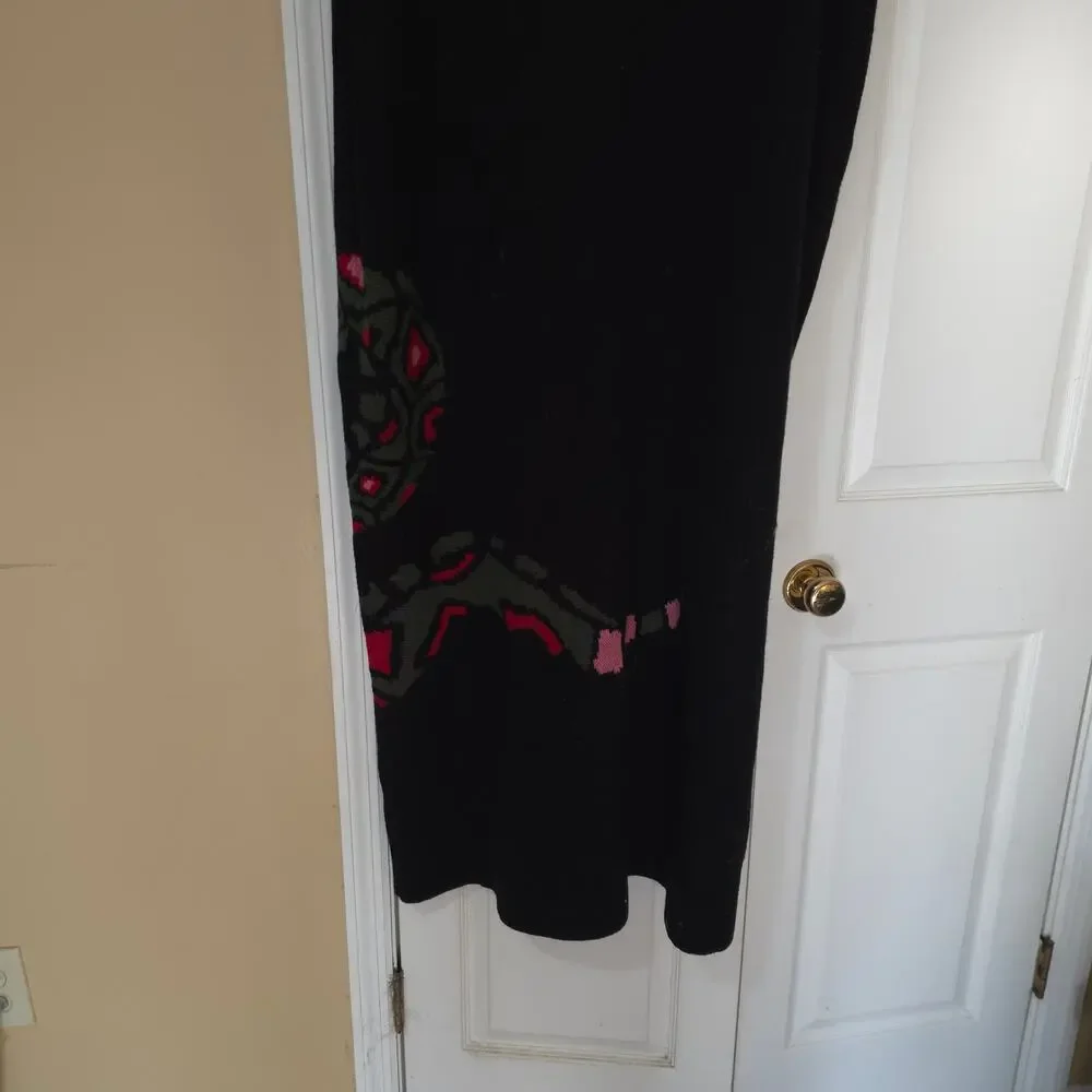 Dressed in LALA Big Reputation Oversized Knit Maxi Dress in Snake Size 2X/3X - Picture 6 of 7